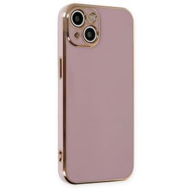 BSSM iPhone 14 Volet Silikon Mor Kılıf