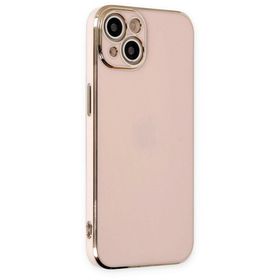 BSSM iPhone 14 Volet Silikon Pembe Kılıf