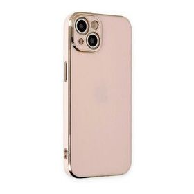 BSSM iPhone 14 Volet Silikon Pembe Kılıf