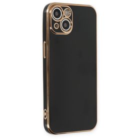 BSSM iPhone 14 Volet Silikon Siyah Kılıf