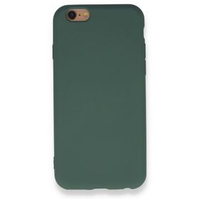 BSSM iPhone 6 Nano içi Kadife Silikon Koyu Yeşil Kılıf