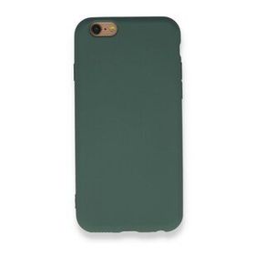 BSSM iPhone 6 Nano içi Kadife Silikon Koyu Yeşil Kılıf
