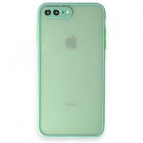 BSSM iPhone 7 Plus Montreal Silikon Kapak Turkuaz Kılıf