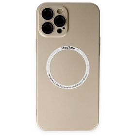 BSSM Jack Magneticsafe Lens Silikon - Gold iPhone 12 Pro Max Kılıf