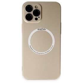 BSSM Jack Magneticsafe Lens Silikon - Gold iPhone 12 Pro Max Kılıf