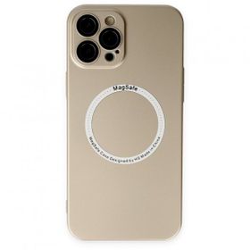 BSSM Jack Magneticsafe Lens Silikon - Gold iPhone 12 Pro Max Kılıf