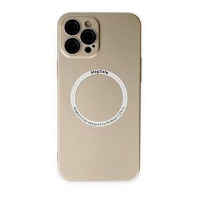 BSSM Jack Magneticsafe Lens Silikon - Gold iPhone 12 Pro Max Kılıf