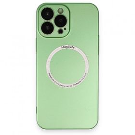 BSSM Jack Magneticsafe Lens Silikon - Yeşil iPhone 13 Pro Kılıf