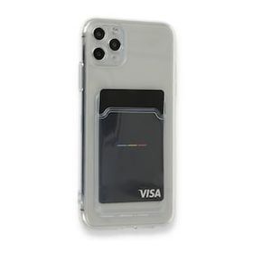 BSSM Kart Şeffaf Silikon - Şeffaf iPhone 11 Pro Max Kılıf