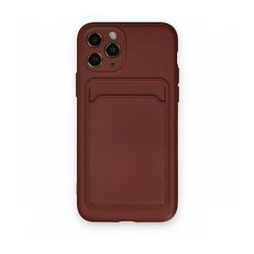 BSSM Kelvin Kartvizitli Silikon - Bordo iPhone 11 Pro Kılıf