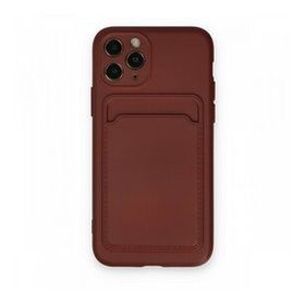 BSSM Kelvin Kartvizitli Silikon - Bordo iPhone 11 Pro Kılıf