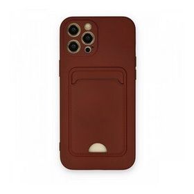 BSSM Kelvin Kartvizitli Silikon - Bordo iPhone 12 Pro Max Kılıf