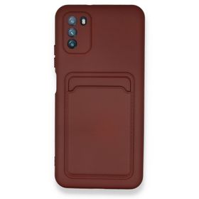 BSSM Kelvin Kartvizitli Silikon - Bordo Xiaomi Pocophone M3 Kılıf