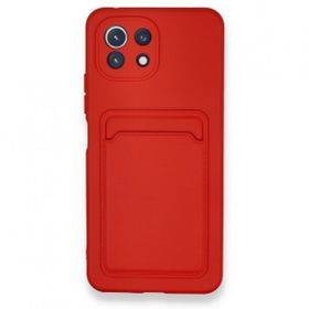 BSSM Kelvin Kartvizitli Silikon - Kırmızı Xiaomi Mİ 11 Lite Kılıf