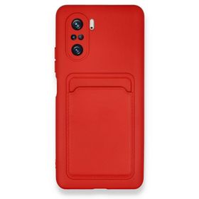 BSSM Kelvin Kartvizitli Silikon - Kırmızı Xiaomi Poco F3 Kılıf