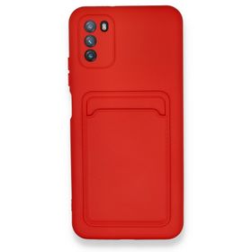 BSSM Kelvin Kartvizitli Silikon - Kırmızı Xiaomi Pocophone M3 Kılıf