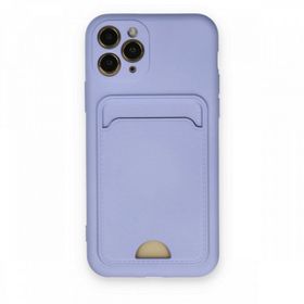 BSSM Kelvin Kartvizitli Silikon - Lila iPhone 11 Pro Kılıf