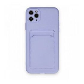 BSSM Kelvin Kartvizitli Silikon - Lila iPhone 11 Pro Max Kılıf