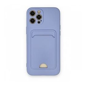 BSSM Kelvin Kartvizitli Silikon - Lila iPhone 12 Pro Max Kılıf