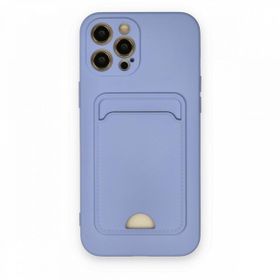 BSSM Kelvin Kartvizitli Silikon - Lila iPhone 12 Pro Max Kılıf