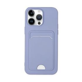 BSSM Kelvin Kartvizitli Silikon - Lila iPhone 14 Pro Kılıf