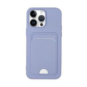 BSSM Kelvin Kartvizitli Silikon - Lila iPhone 14 Pro Kılıf