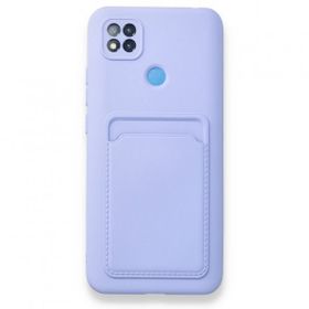 BSSM Kelvin Kartvizitli Silikon - Lila Xiaomi Redmi 9C Kılıf