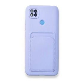 BSSM Kelvin Kartvizitli Silikon - Lila Xiaomi Redmi 9C Kılıf