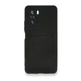 BSSM Kelvin Kartvizitli Silikon - Siyah Xiaomi Poco F3 Kılıf