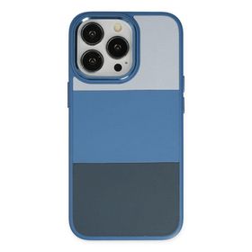 BSSM King Kapak - Açık Mavi Lacivert iPhone 14 Pro Max Kılıf