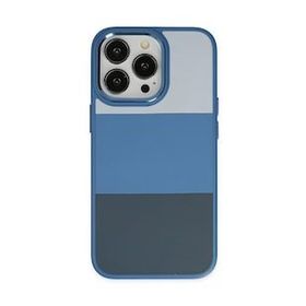 BSSM King Kapak - Açık Mavi Lacivert iPhone 14 Pro Max Kılıf