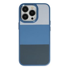 BSSM King Kapak - Açık Mavi Lacivert iPhone 14 Pro Max Kılıf