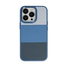 BSSM King Kapak - Açık Mavi Lacivert iPhone 14 Pro Max Kılıf