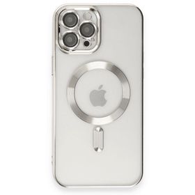 BSSM Kross Magneticsafe Kapak - Gümüş iPhone 12 Pro Kılıf