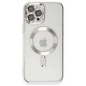 BSSM Kross Magneticsafe Kapak - Gümüş iPhone 12 Pro Kılıf