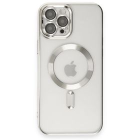 BSSM Kross Magneticsafe Kapak - Gümüş iPhone 12 Pro Kılıf