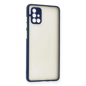 BSSM Lacivert Samsung Galaxy A71 Montreal Silikon Kapak Kılıf