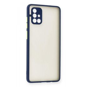 BSSM Lacivert Samsung Galaxy A71 Montreal Silikon Kapak Kılıf