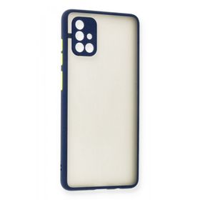 BSSM Lacivert Samsung Galaxy A71 Montreal Silikon Kapak Kılıf
