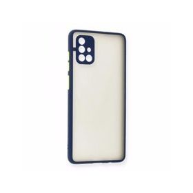BSSM Lacivert Samsung Galaxy A71 Montreal Silikon Kapak Kılıf