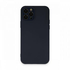 BSSM Lansman Glass Kapak - Lacivert iPhone 12 Pro Max Kılıf