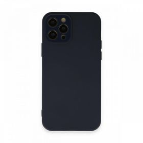 BSSM Lansman Glass Kapak - Lacivert iPhone 12 Pro Max Kılıf