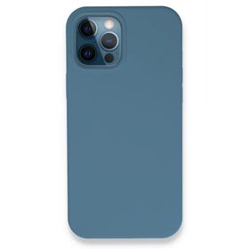 BSSM Lansman Legant Silikon - Açık Mavi iPhone 12 Pro Kılıf