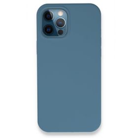 BSSM Lansman Legant Silikon - Açık Mavi iPhone 12 Pro Kılıf