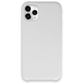 BSSM Lansman Legant Silikon - Beyaz iPhone 11 Pro Max Kılıf