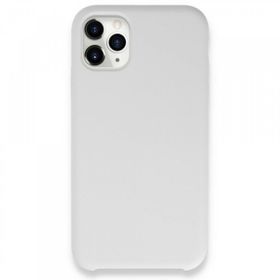 BSSM Lansman Legant Silikon - Beyaz iPhone 11 Pro Max Kılıf