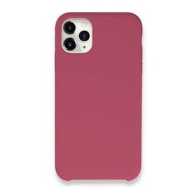 BSSM Lansman Legant Silikon - Fuşya iPhone 11 Pro Max Kılıf