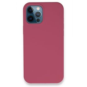 BSSM Lansman Legant Silikon - Fuşya iPhone 12 Pro Kılıf