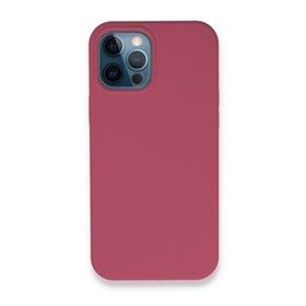 BSSM Lansman Legant Silikon - Fuşya iPhone 12 Pro Kılıf