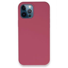 BSSM Lansman Legant Silikon - Fuşya iPhone 12 Pro Kılıf